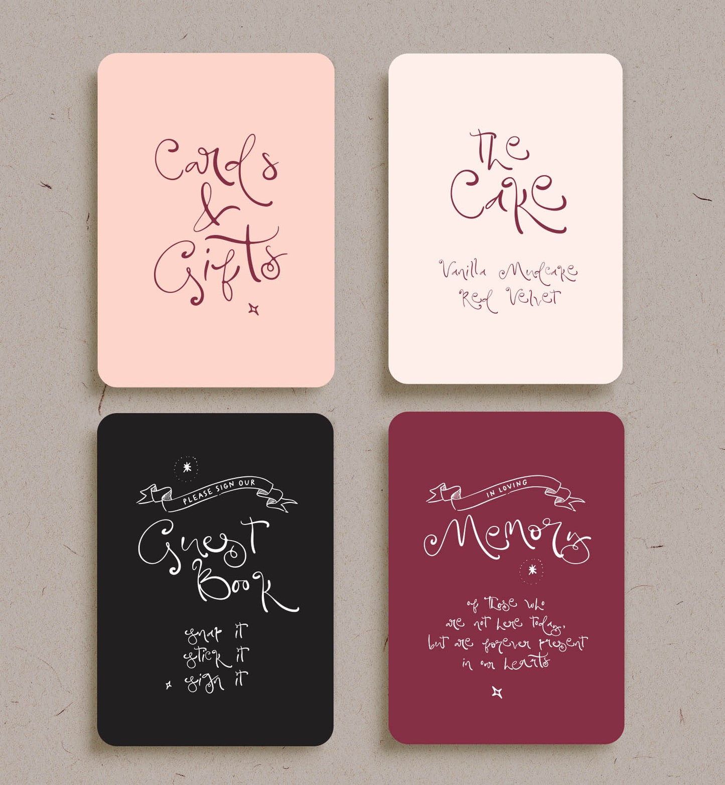 Luna Small Signs