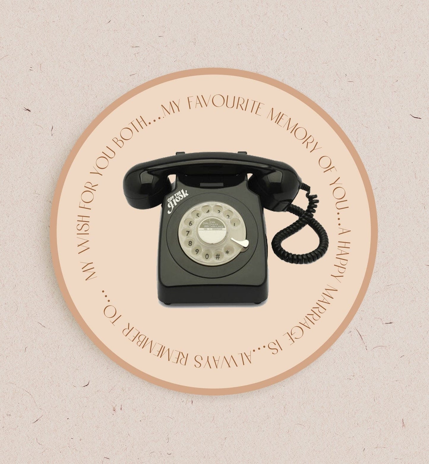 Hello Lover Audio Guest Book Place mat