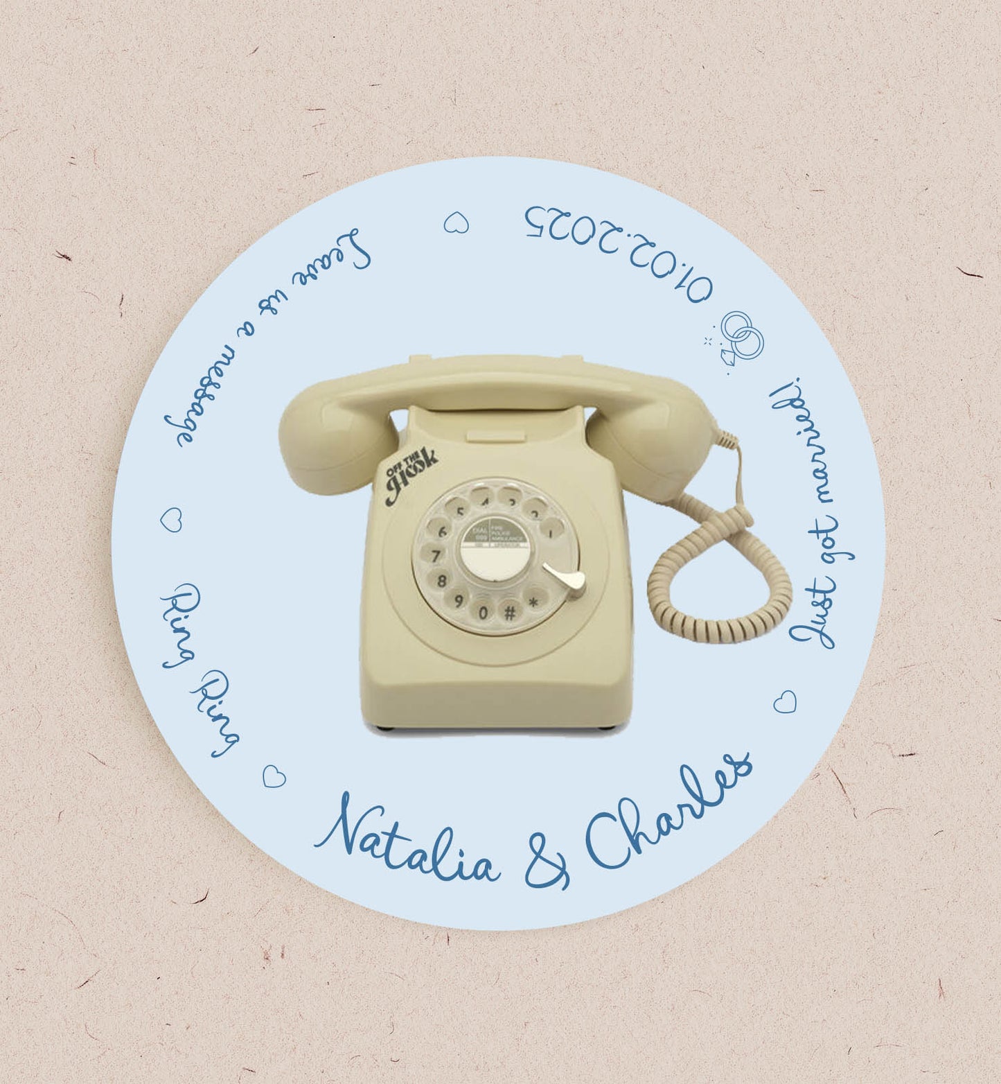Carousel Audio Guest Book Place mat
