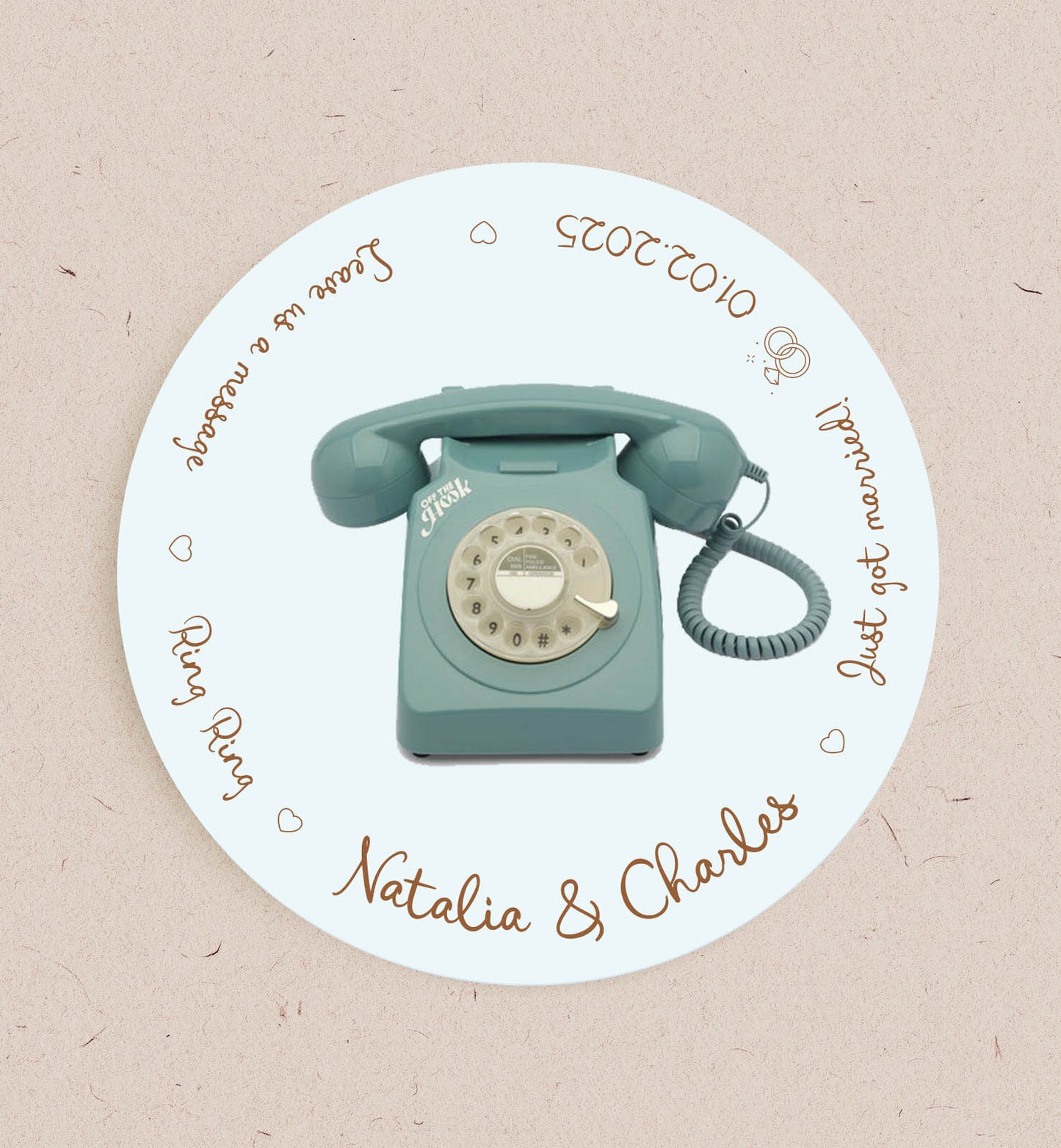 Carousel Audio Guest Book Place mat