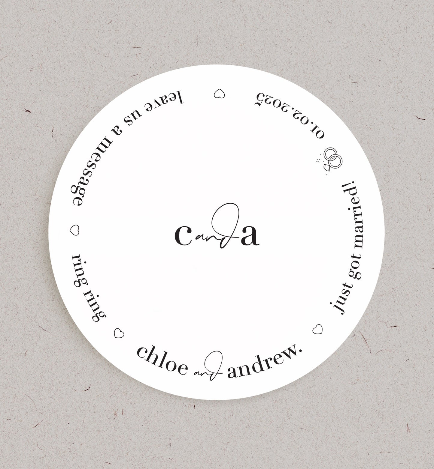 Soul Mate Audio Guest Book Place mat