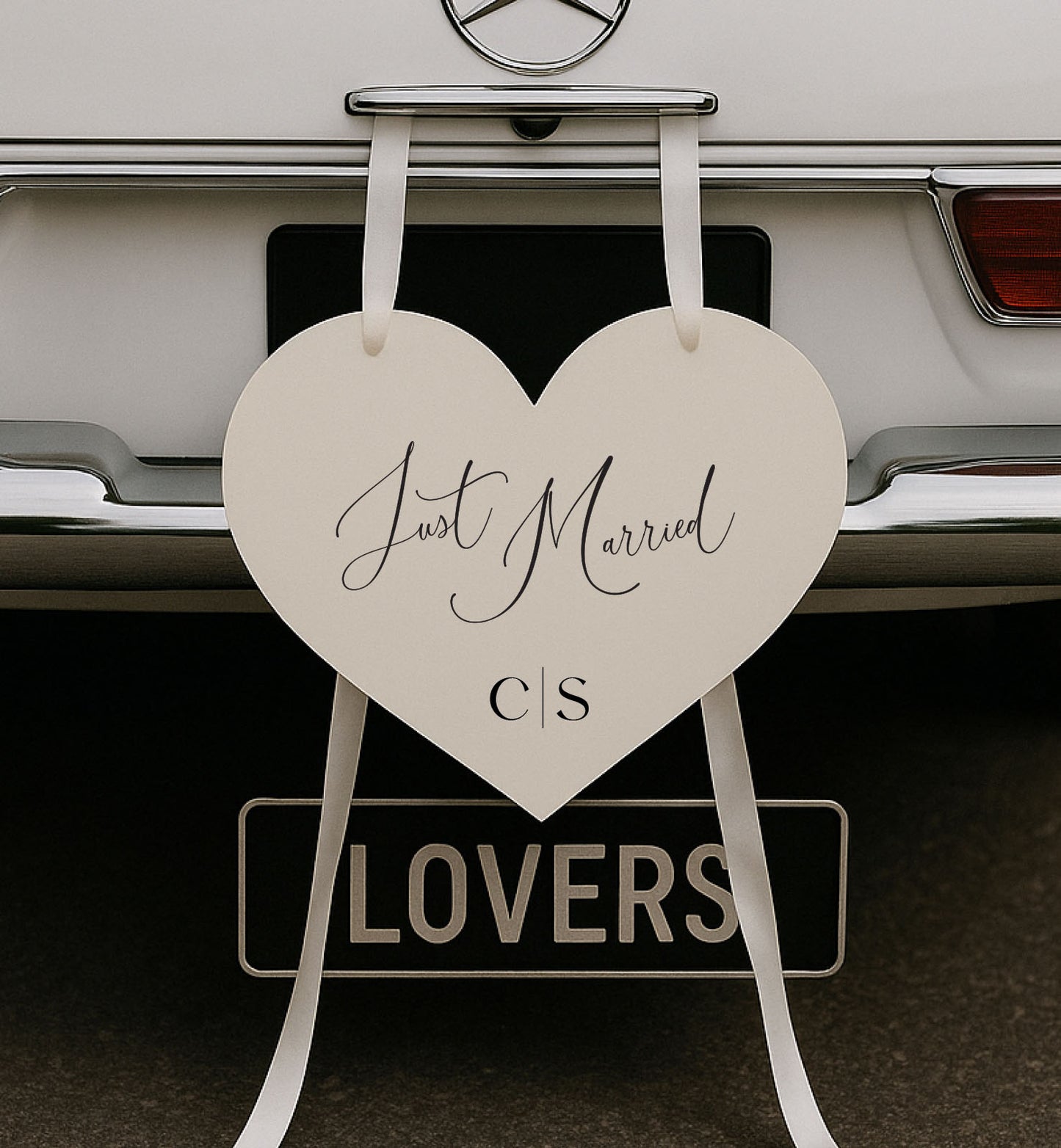 Just Married Sign