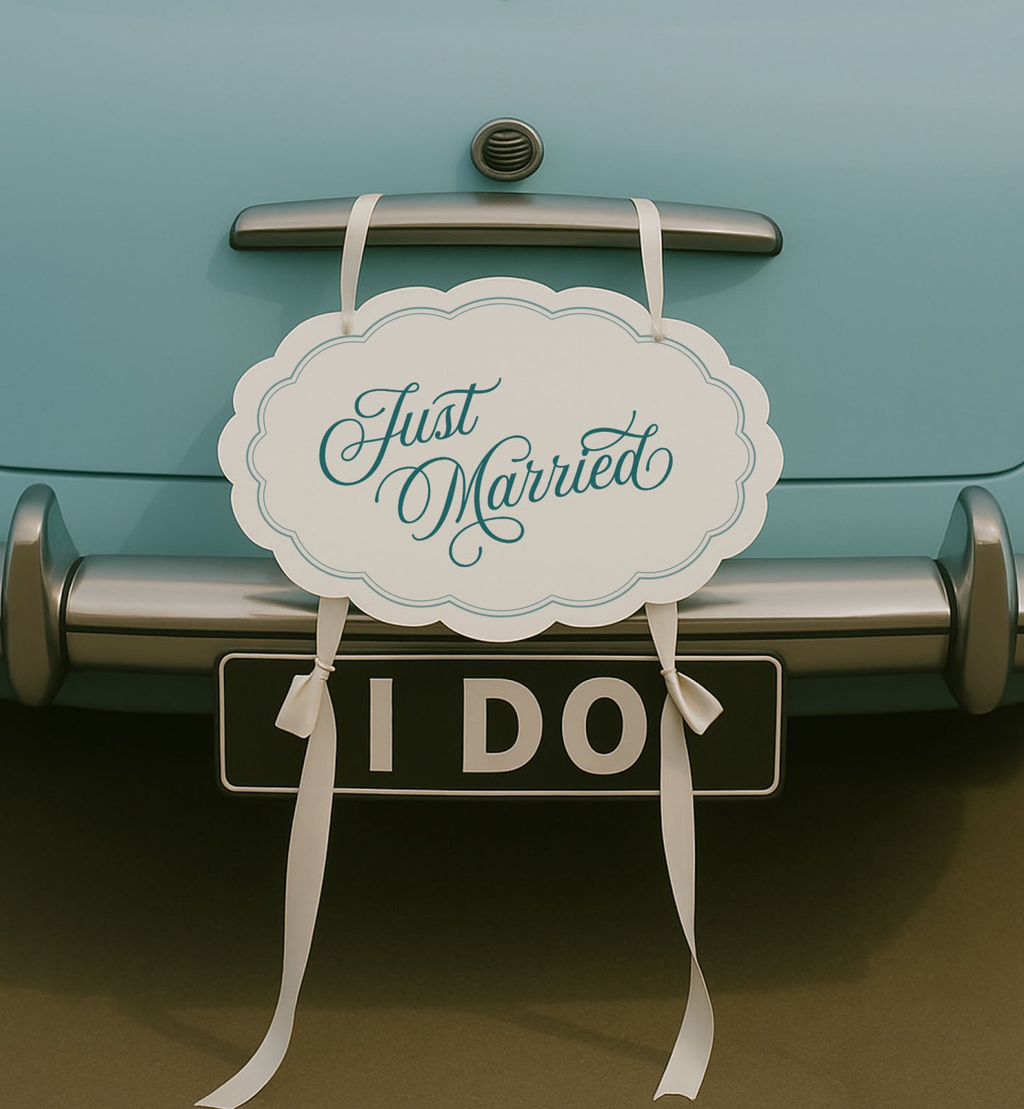 Just Married Sign