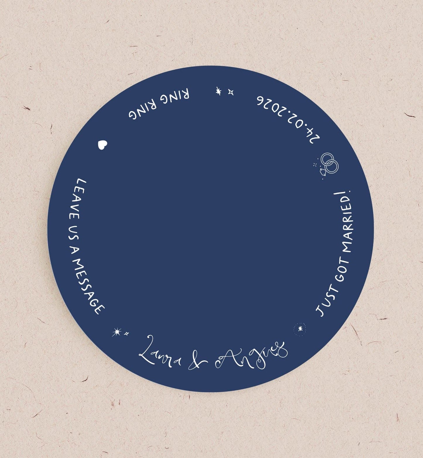 Luna Audio Guest Book Place mat
