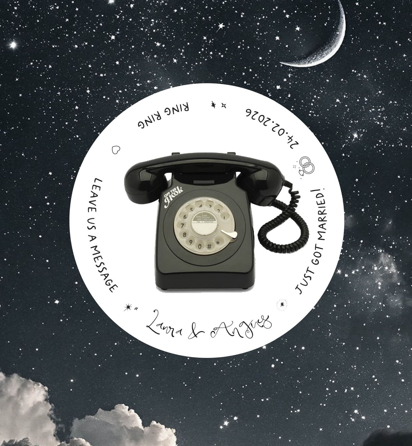 Luna Audio Guest Book Place mat