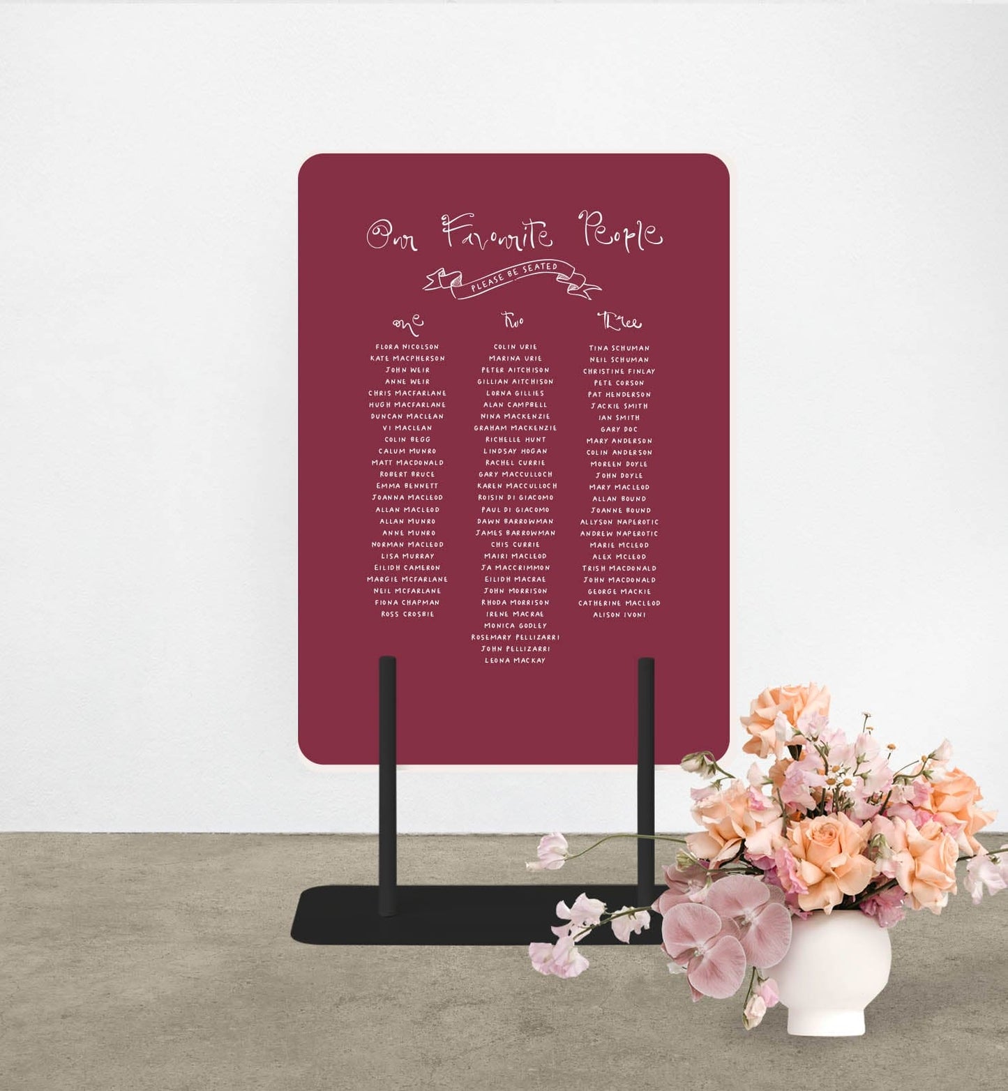 Luna Seating Chart