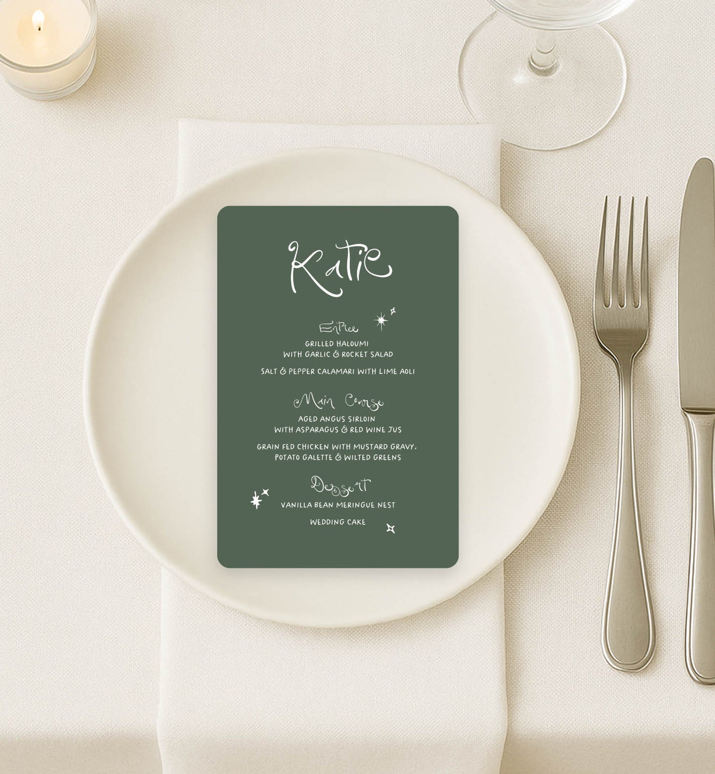 Luna Menu