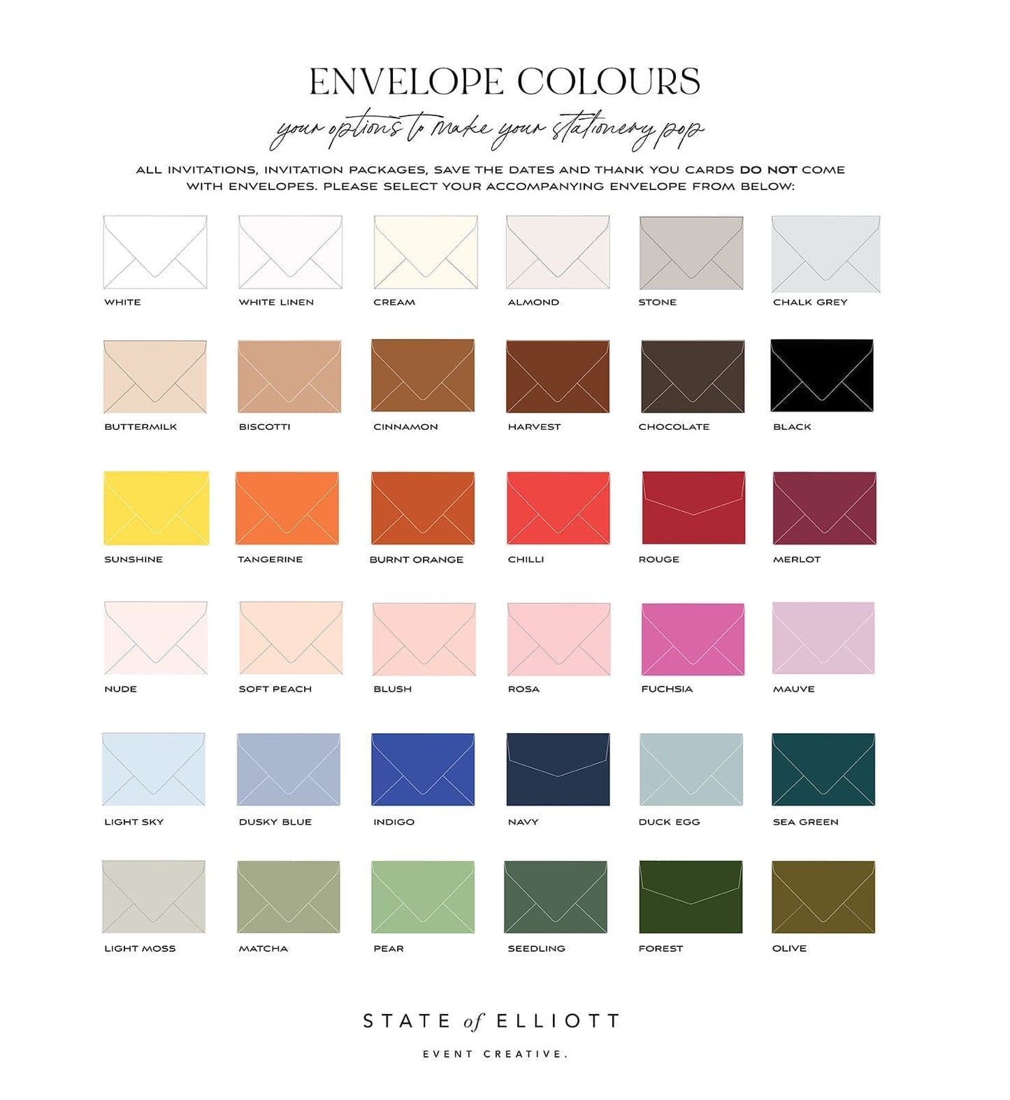 The Bow Printed Envelope