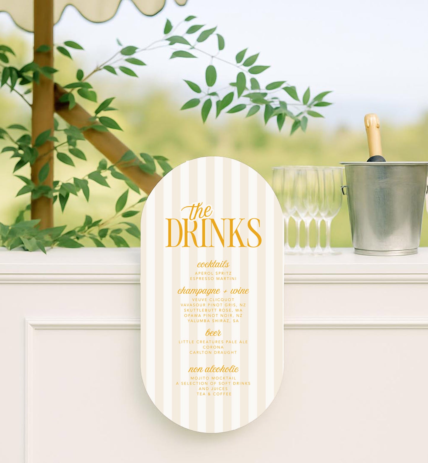 Country Club Hanging Bar Sign
