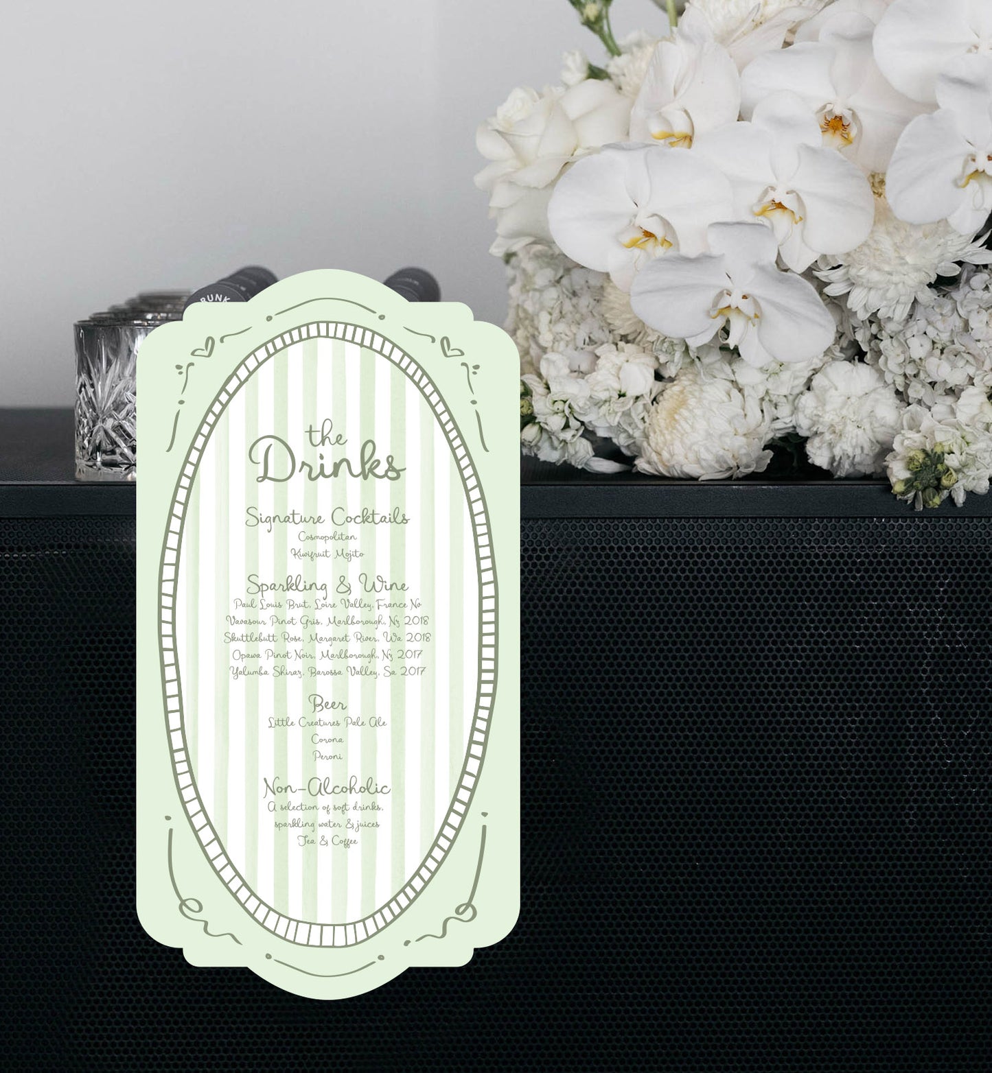 Carousel Hanging Bar Sign