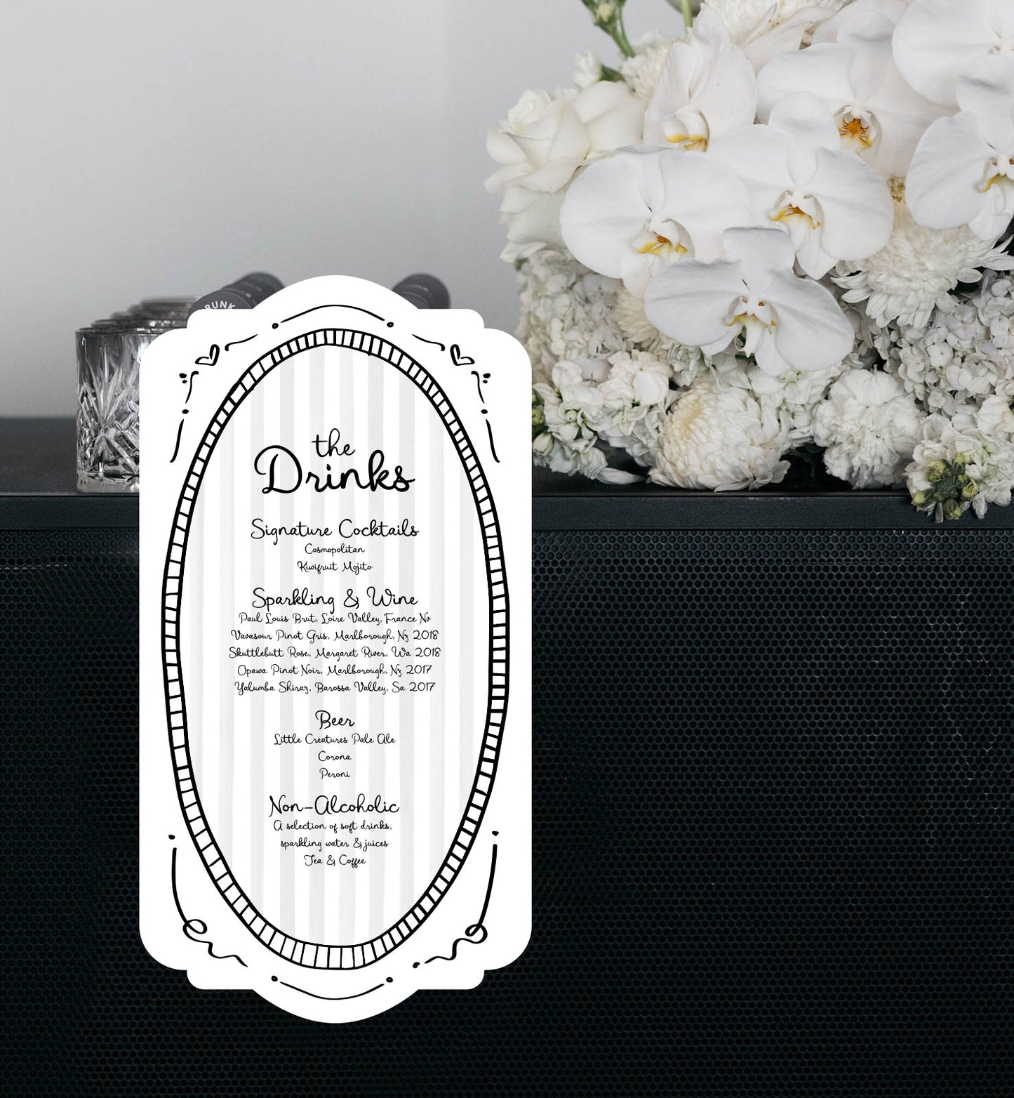 Carousel Hanging Bar Sign