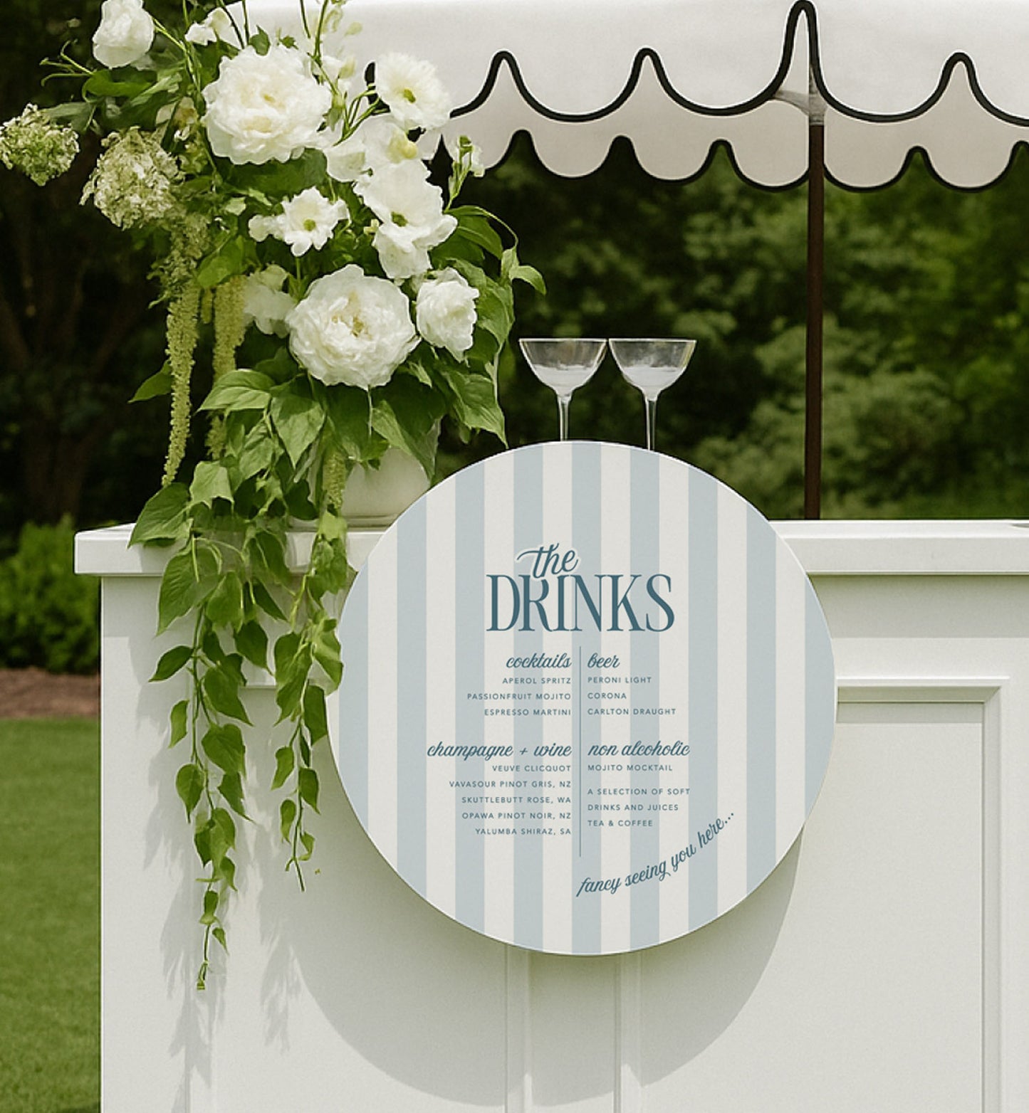 Country Club Hanging Bar Sign
