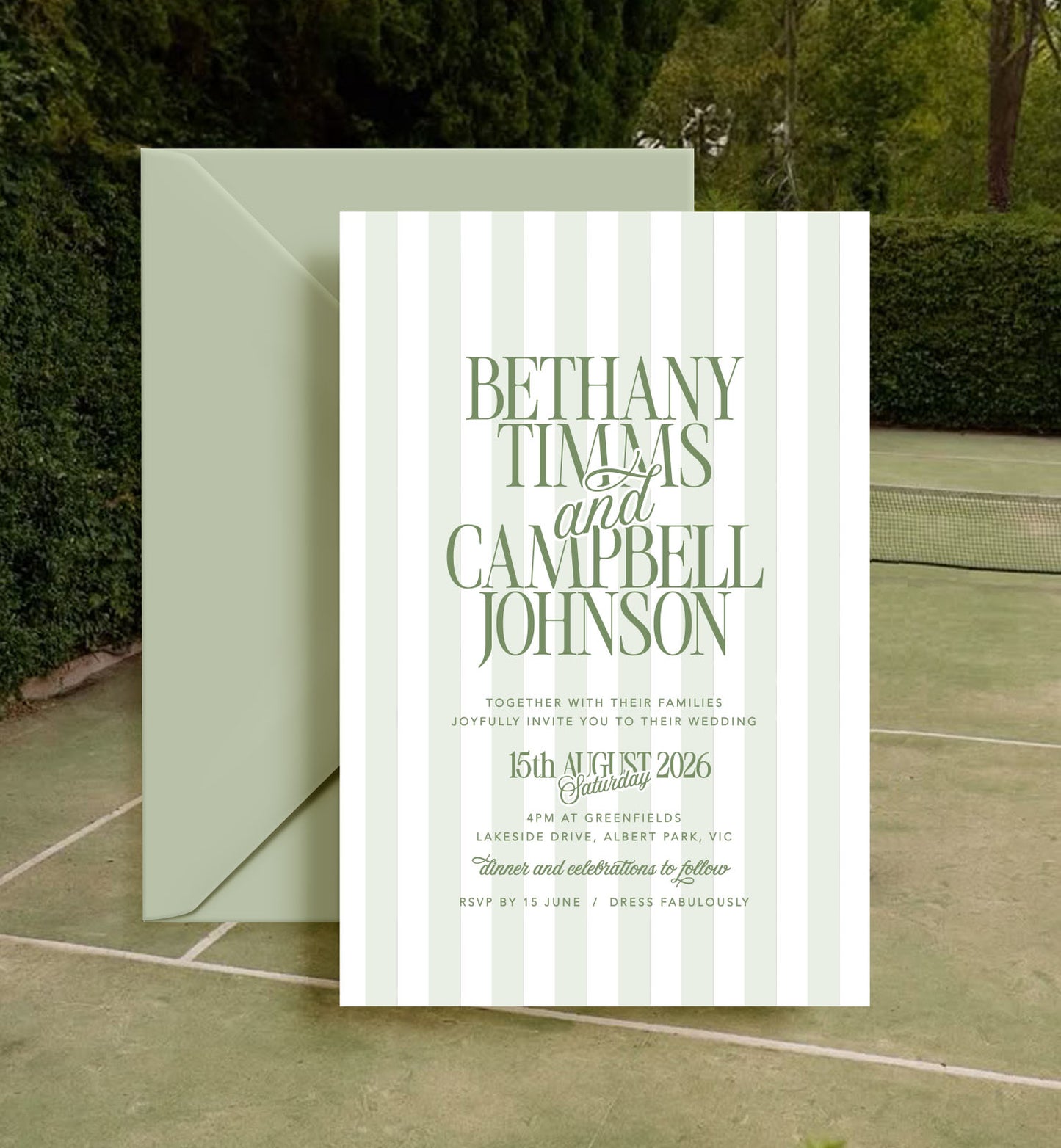 Country Club Invitation