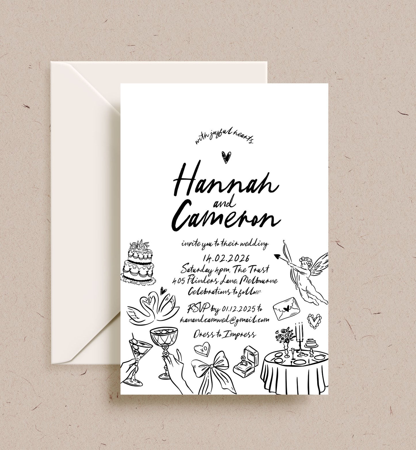 Memento Invitation