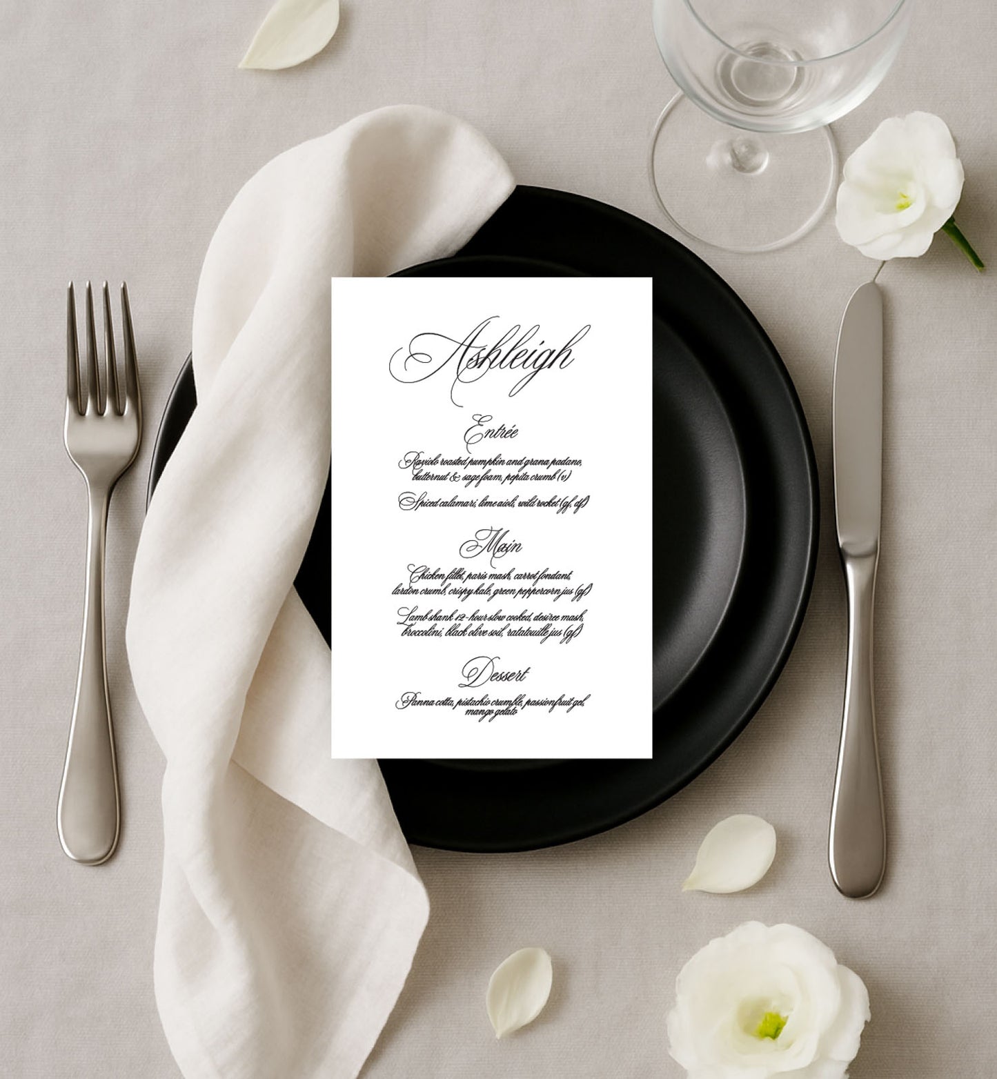 Manuscript Menu