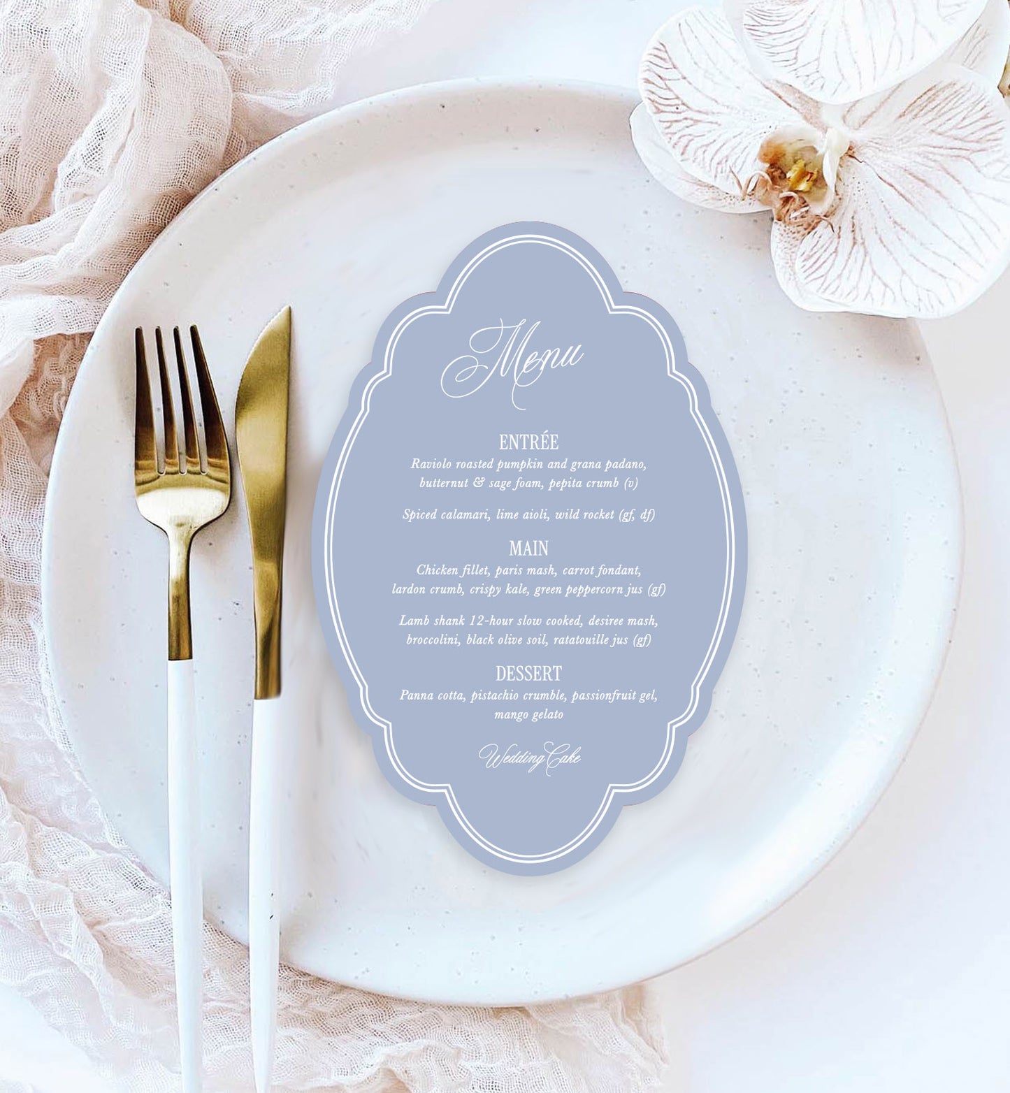 Capulet Menu