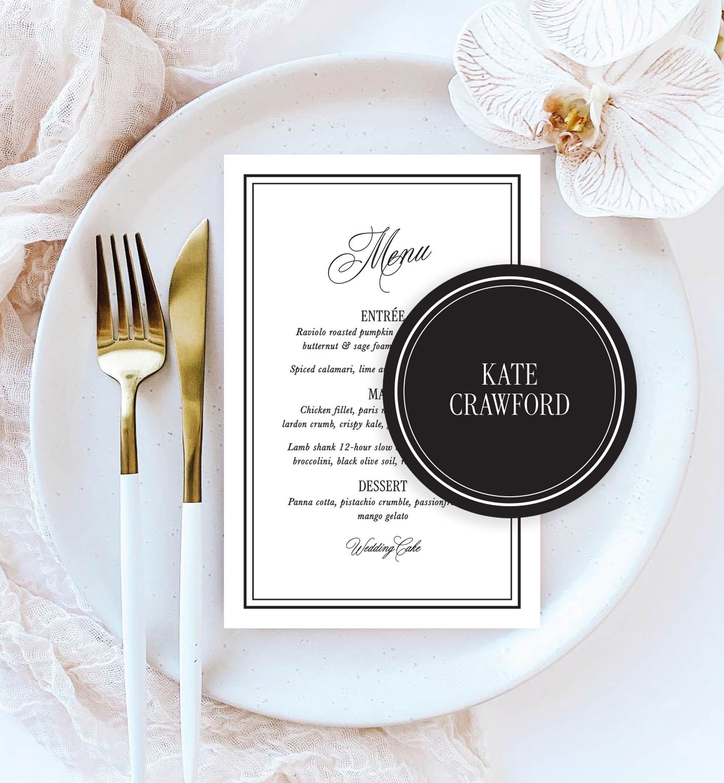 Capulet Place Setting Package