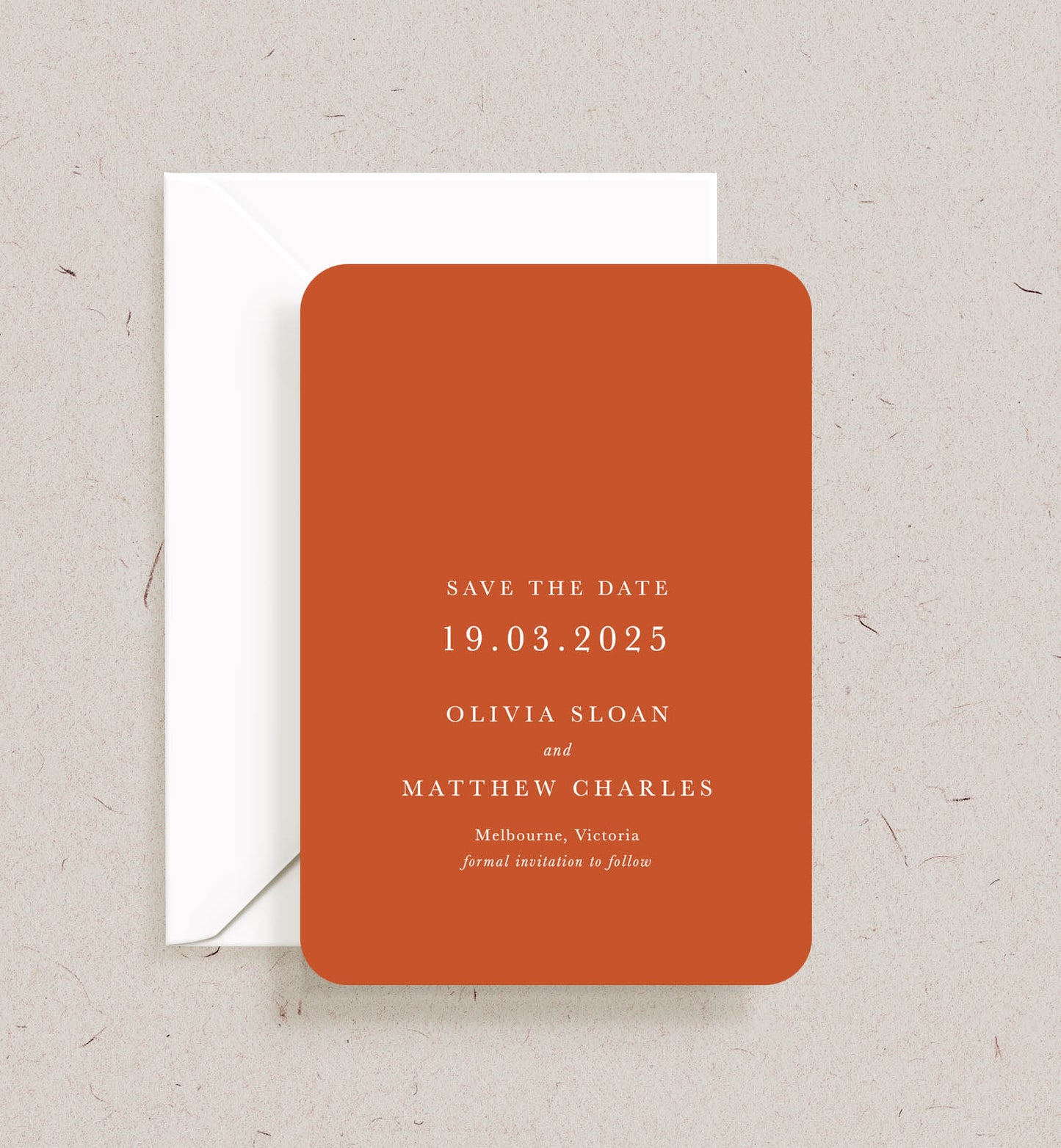 Minimalist Save the Date