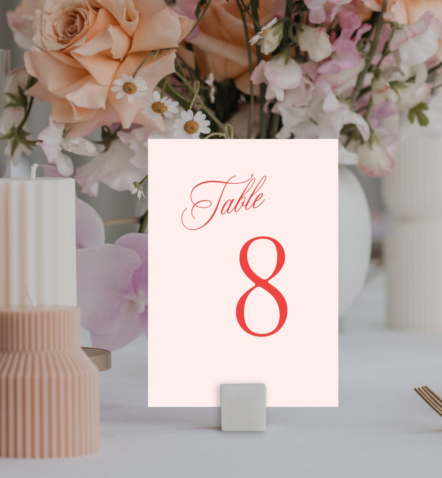 Capulet Table Number Set