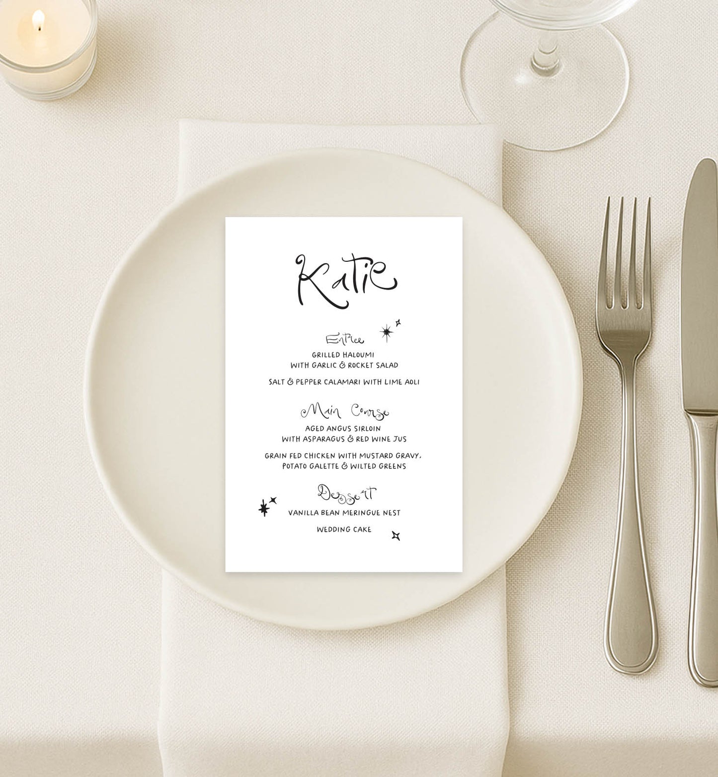 Luna Menu