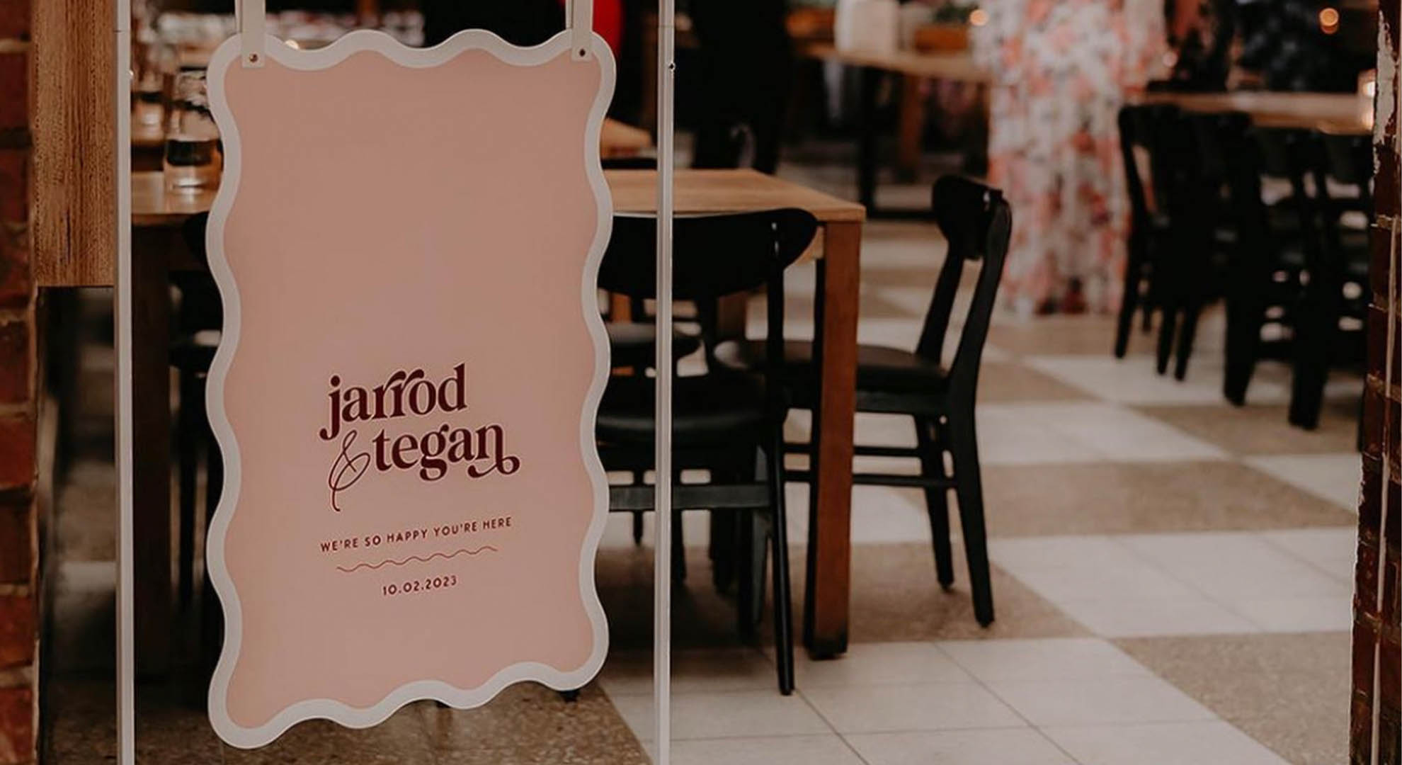 Welcome Wedding Signage for Hire – State of Elliott