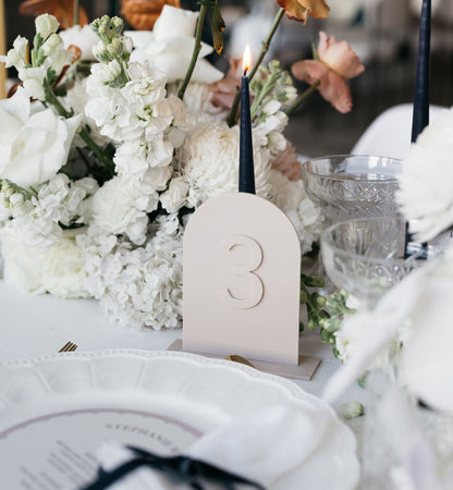 Acrylic Table Number Set