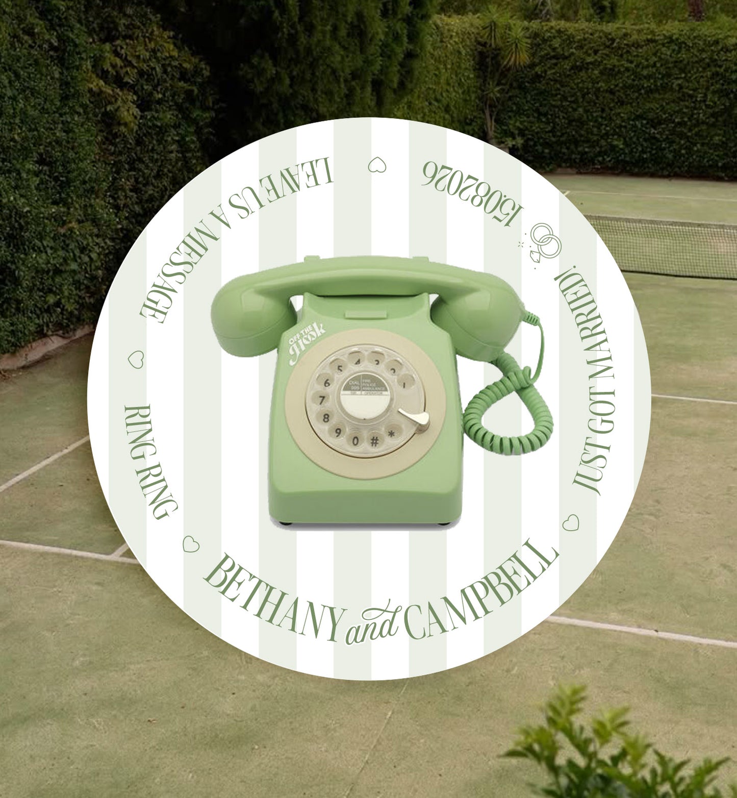Country Club Audio Guest Book Place mat