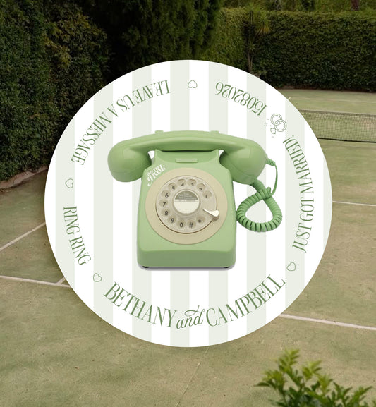 Country Club Audio Guest Book Place mat