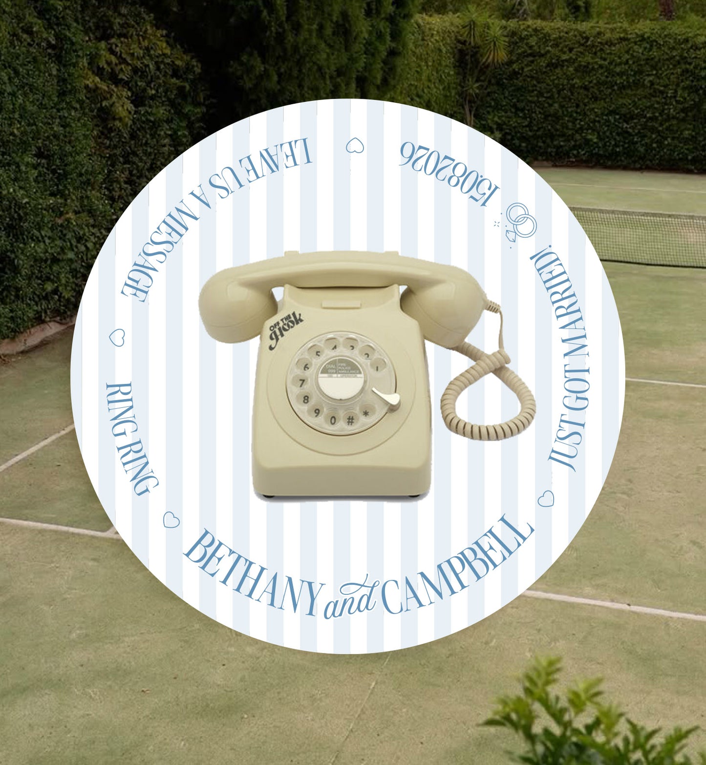 Country Club Audio Guest Book Place mat