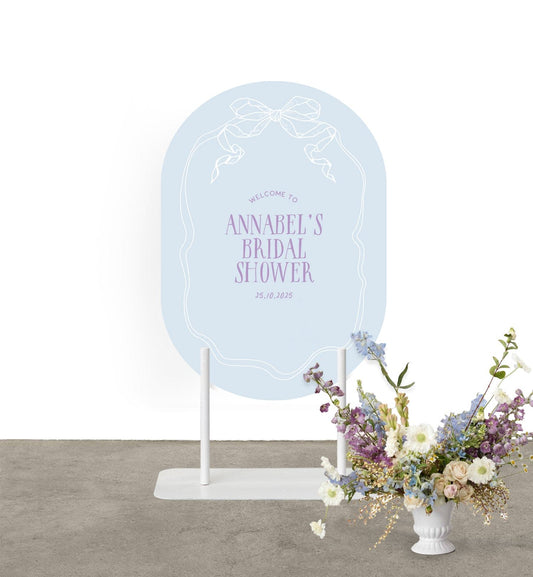 Ribbon Bridal Shower Sign