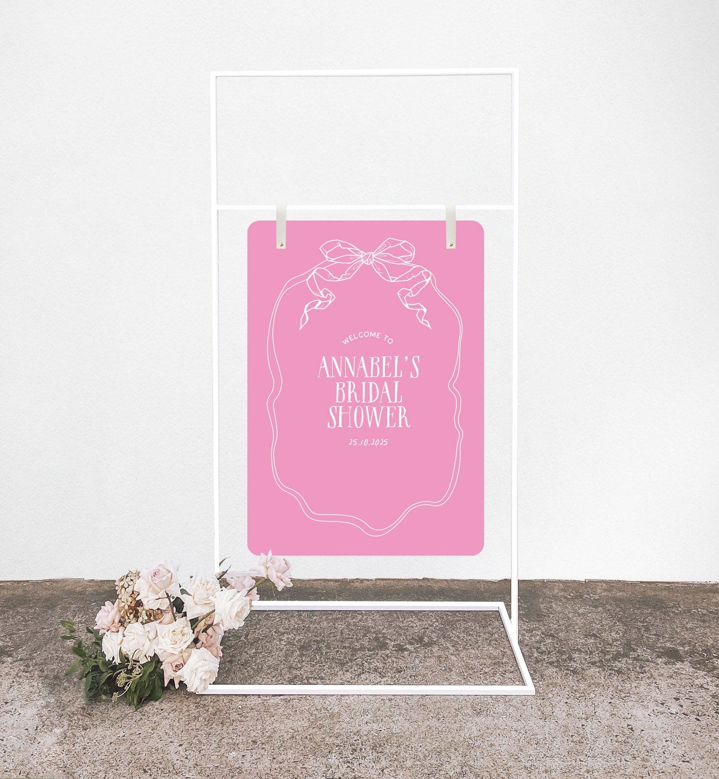 Ribbon Bridal Shower Sign