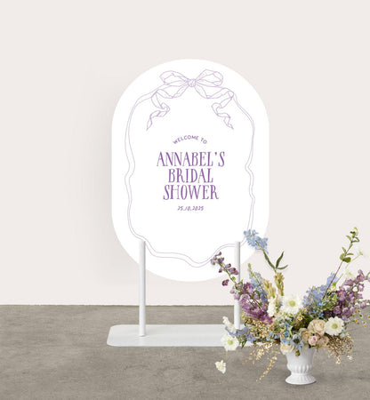 Ribbon Bridal Shower Sign