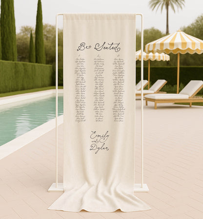 Storybook Cloth Seating Sign
