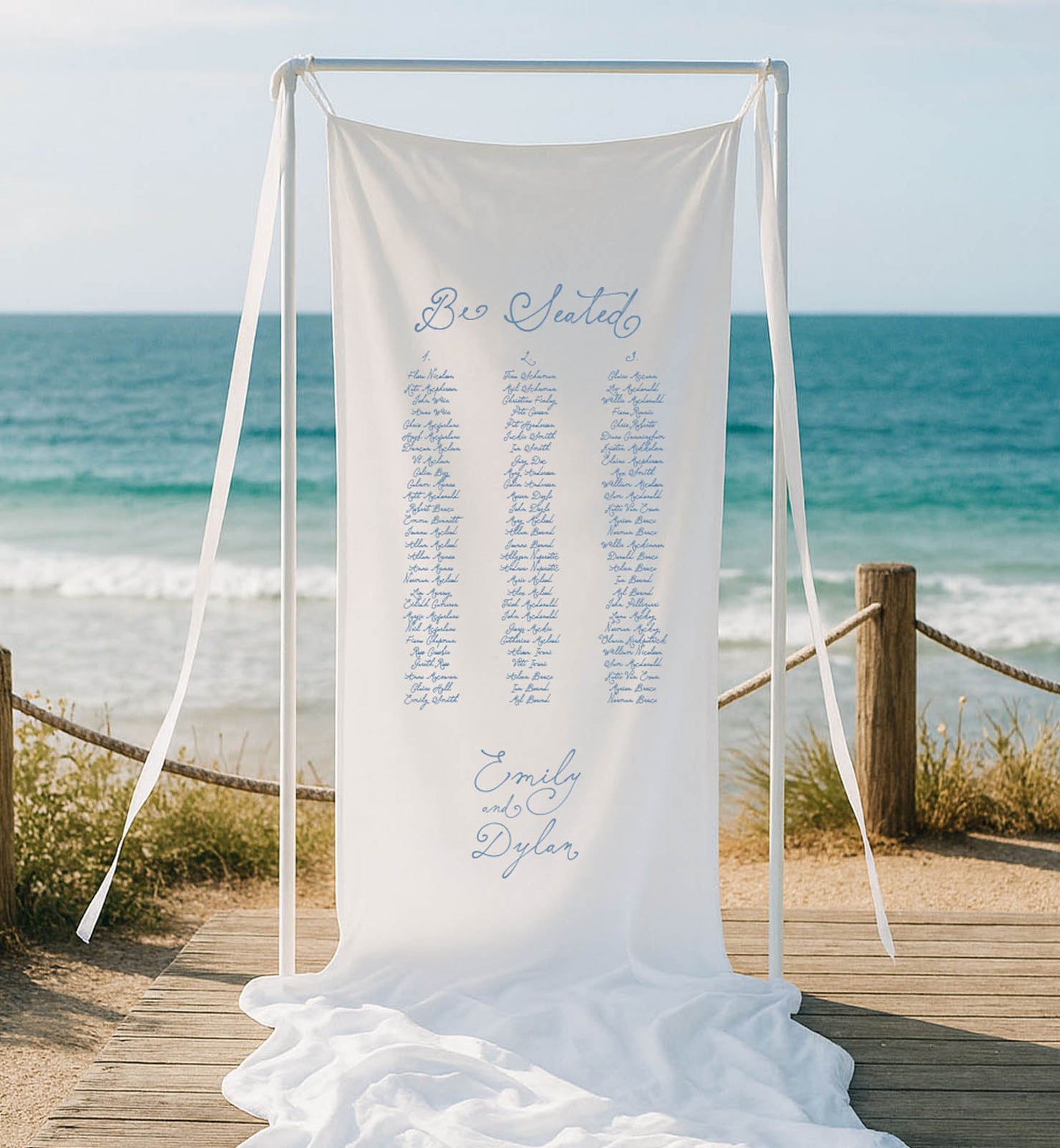 Storybook Cloth Seating Sign