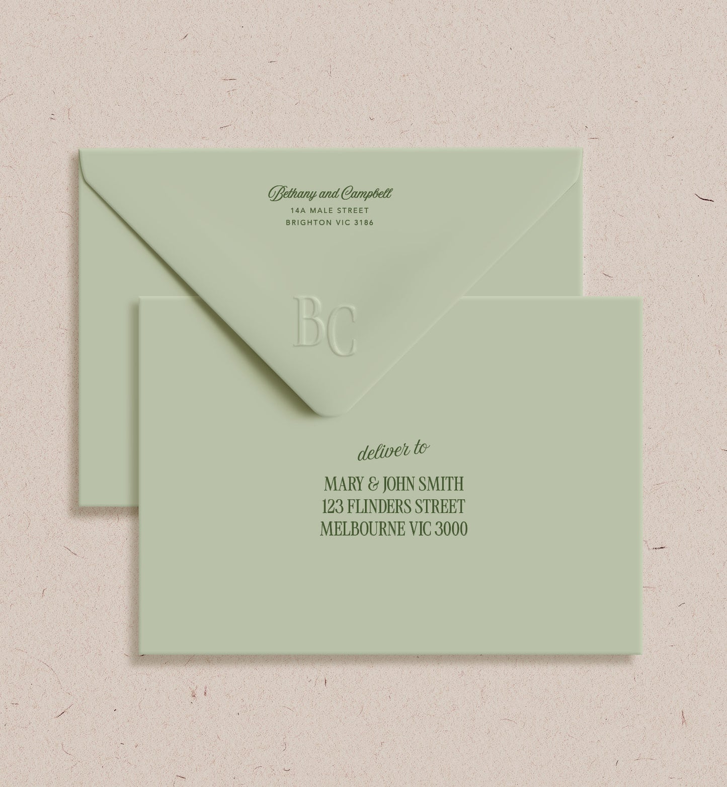 Country Club Printed Envelope