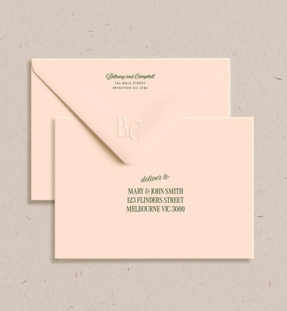 Country Club Printed Envelope