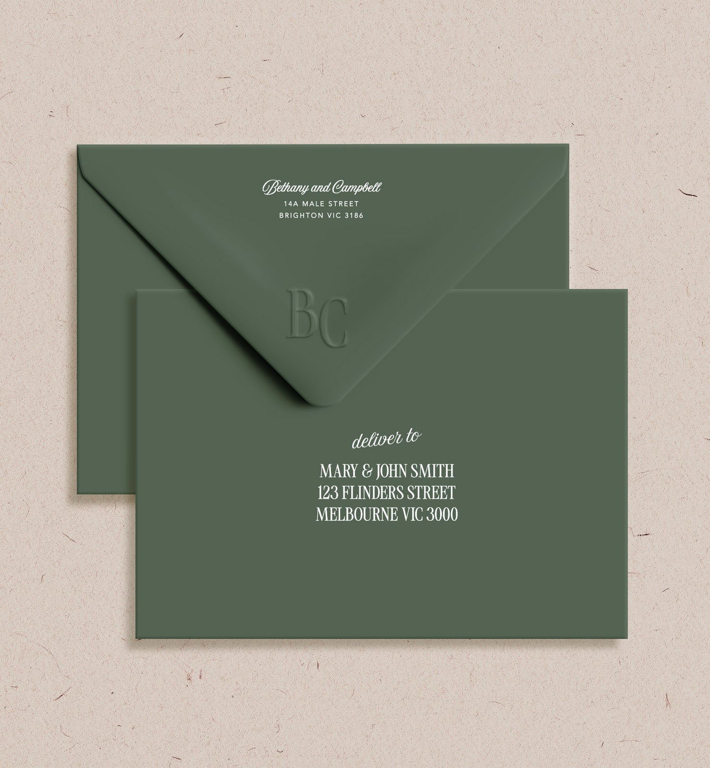 Country Club Printed Envelope