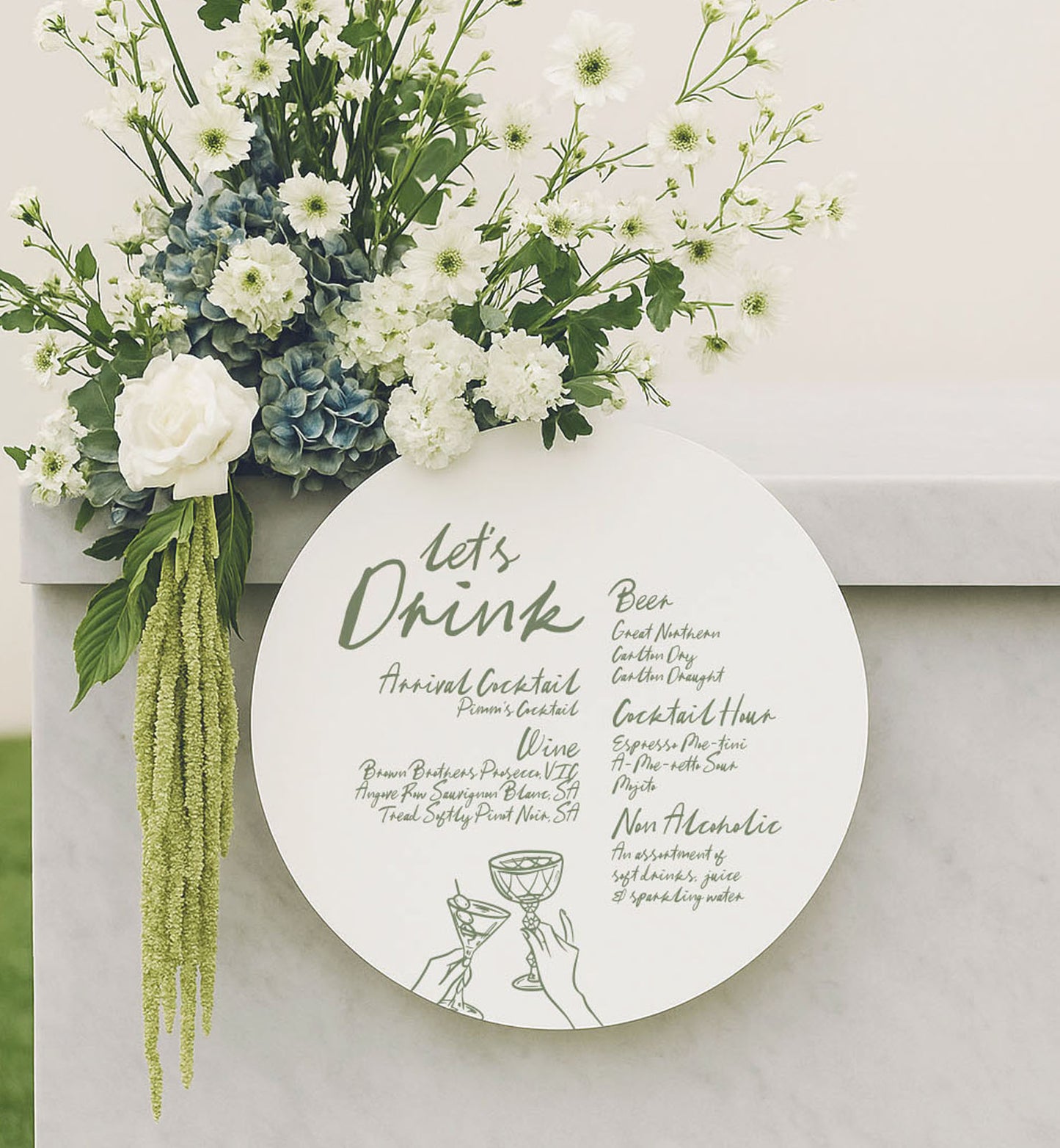 Memento Hanging Bar Sign