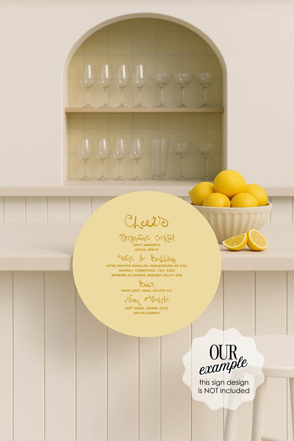 'Euro Summer Poolside' wedding signage mockup bundle