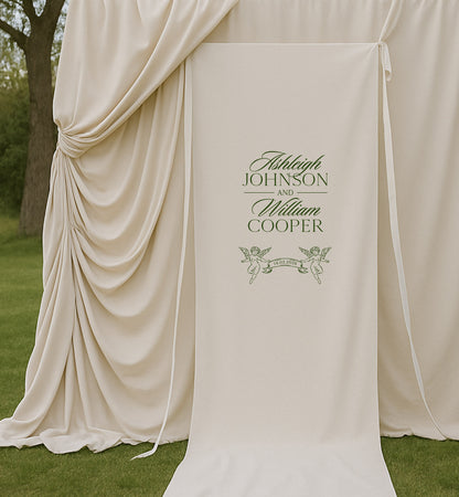 Heirloom Cloth Welcome Sign