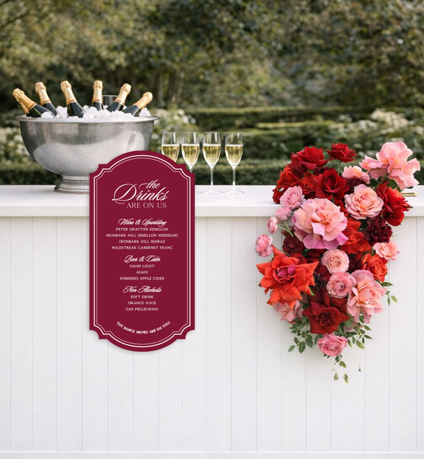 Heirloom Hanging Bar Sign
