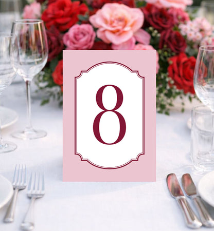 Heirloom Table Number Set