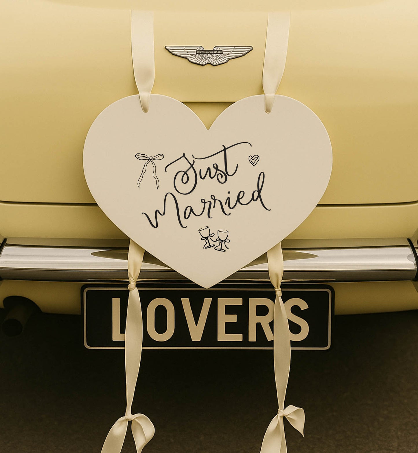 Just Married Sign