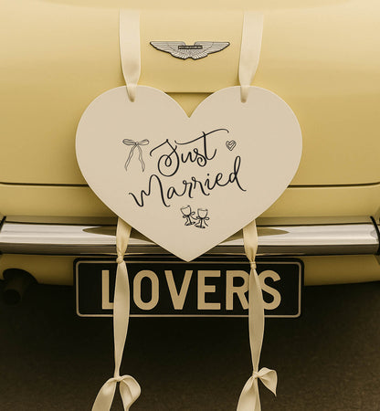 Just Married Sign