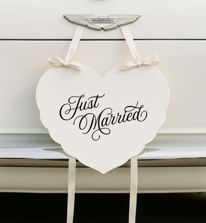 Just Married Sign
