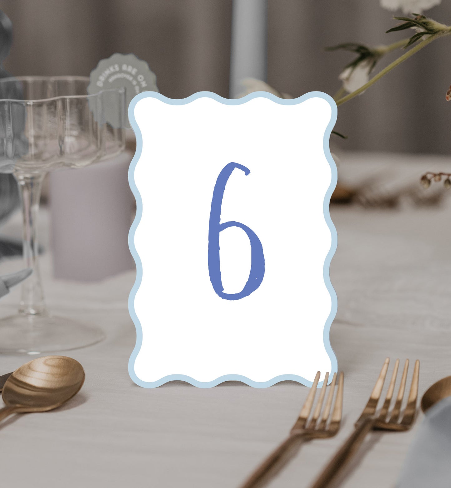 Love Club Table Number Set