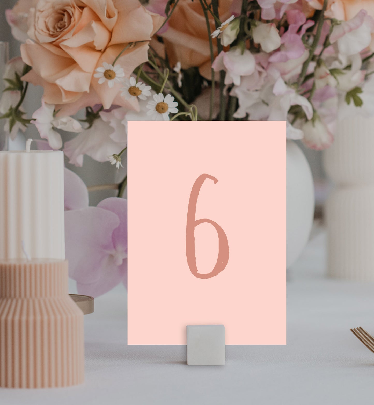 Love Club Table Number Set