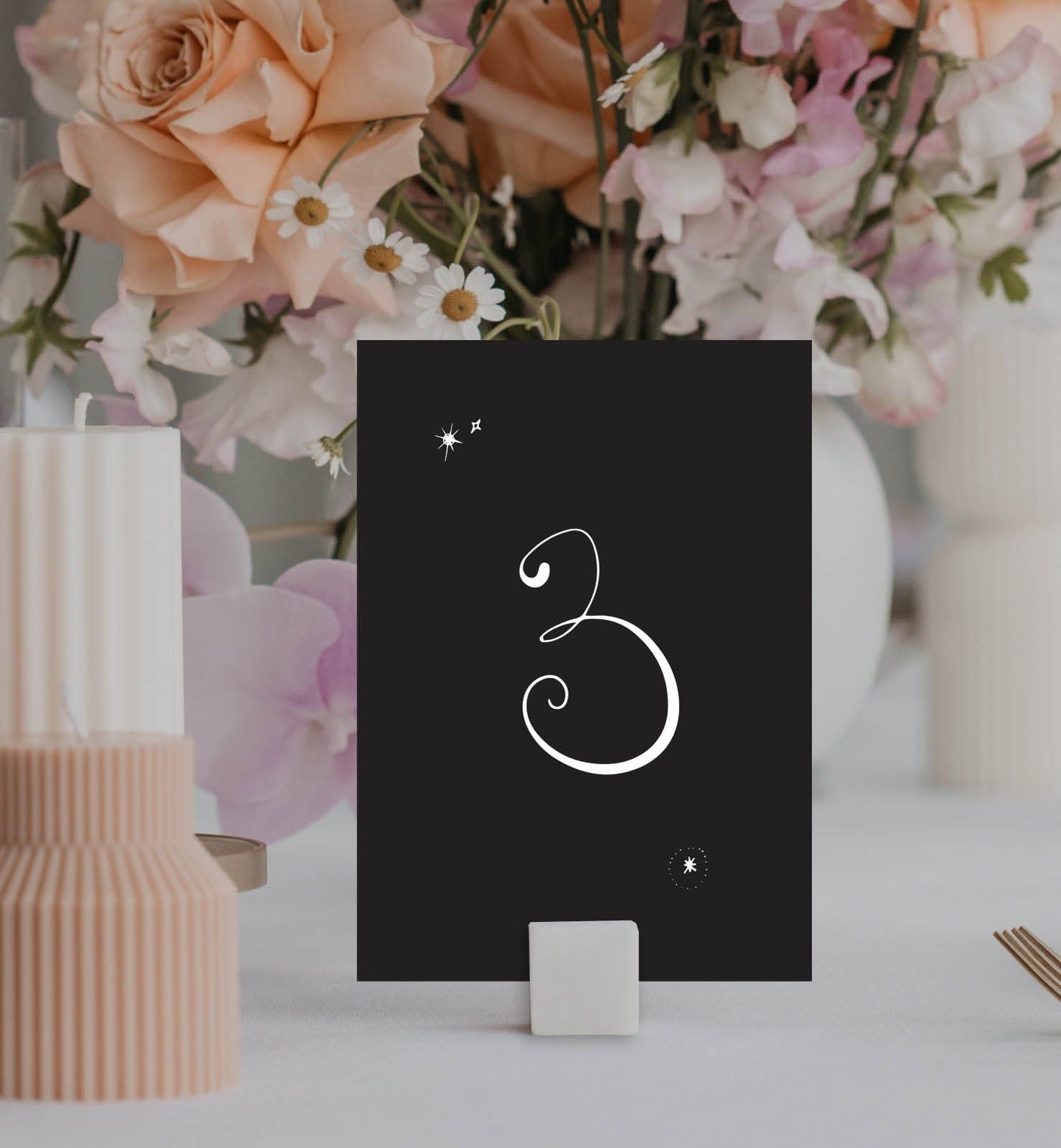 Luna Table Number Set