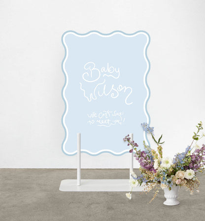 Poeme Shower Sign