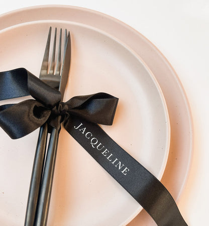 Printed Ribbon Place Cards